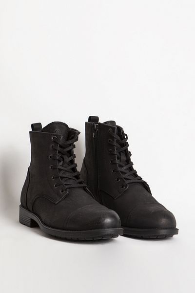 Hammer Jack 16742m Real Nubuck Leather - Μαύρες ανδρικές μπότες