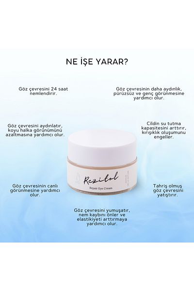 AMOUR DE LA NATURE Rezitol Under Eye Cream 20ml Dark Spot and Anti-Wrinkle Intensive Moisturizing Cream