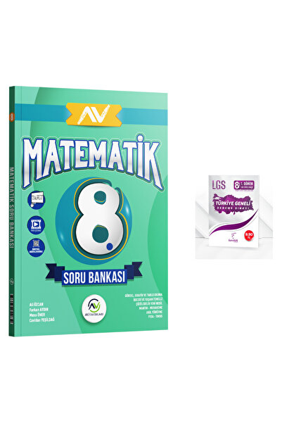 AV YAYINLARI Av Yayınları 8. Sınıf Matematik Soru Bankası + LGS T.G Deneme