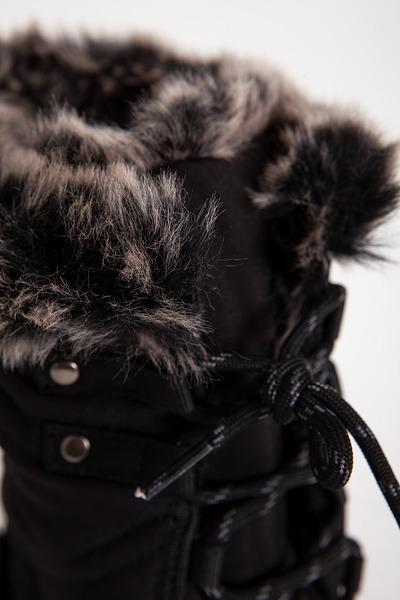 Hammer Jack Kadın Su Geçirmez Paraşüt Kumaş Kar Botu Hj 101 20109g Siyah