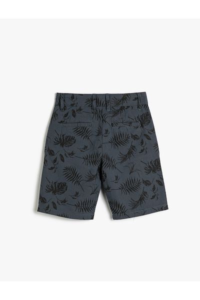 Koton Chino Shorts Floral Patterned Cotton with Pockets