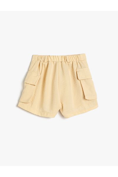 Koton Shorts Skirt Pocket Elastic Waist