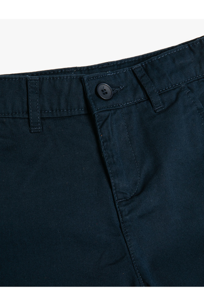 Koton Normál derék Normál sötétkék fiú rövidnadrág 3skb40022tw