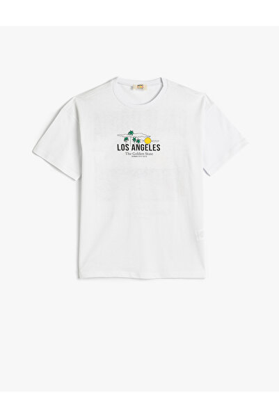 Koton Majica Štampano Kratki rukav okrugla kragna Pamuk kom