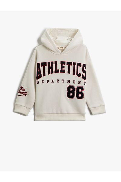 Koton College Hooded Sweatshirt
