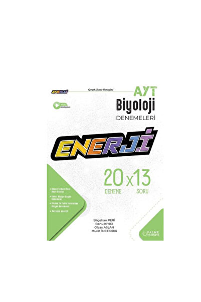 Miray Yayınları Palme Yaynları Enerji Ayt Biyoloji Deneme 2025