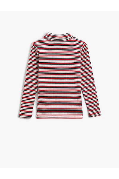 Koton Half Turtleneck Ribbed T-Shirt Long Sleeve