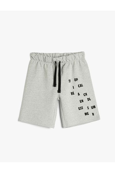 Koton Shorts Tie Waist Print Detailed