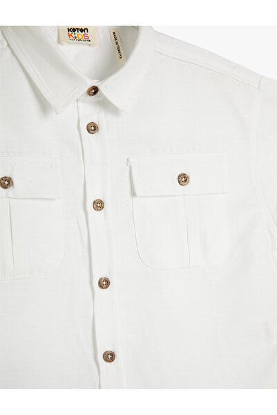 Koton Rövid ujjú ing zsebekkel