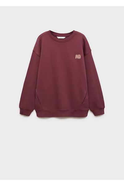MANGO Kids Wzorzysta, bawełniana bluza