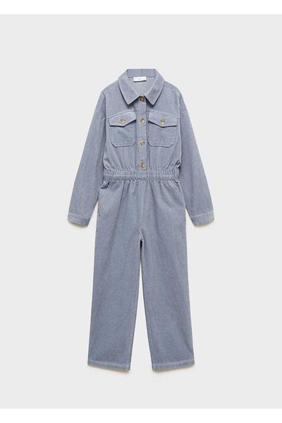 MANGO Kids Salopetă lungă din velur