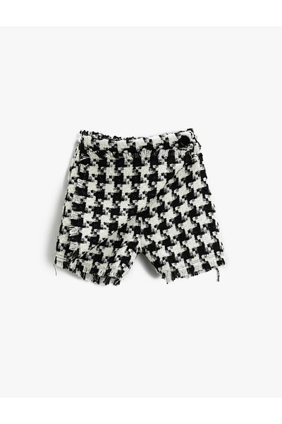 Koton Fustă scurtă cu model Houndstooth