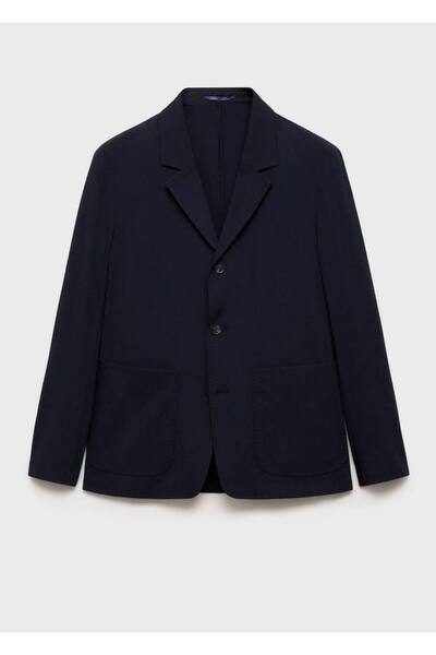 MANGO Man Cepli slim fit blazer ceket