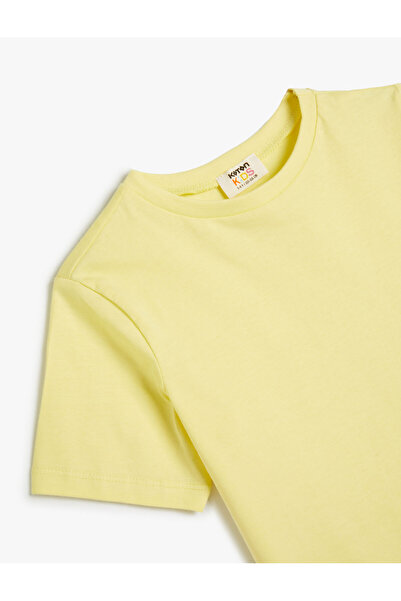 Koton Crew nyakú pamut rövid ujjú pólókészlet