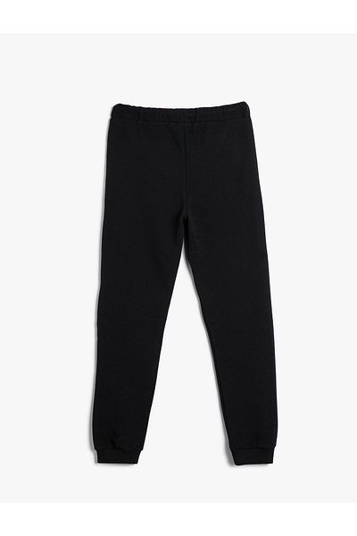 Koton Basic Jogger Sweatpants with Tie-Up Waist and Pockets