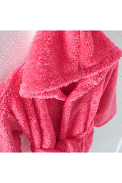 MEYN COLLECTİON Welsoft Plush Hooded Children's Dressing Gown