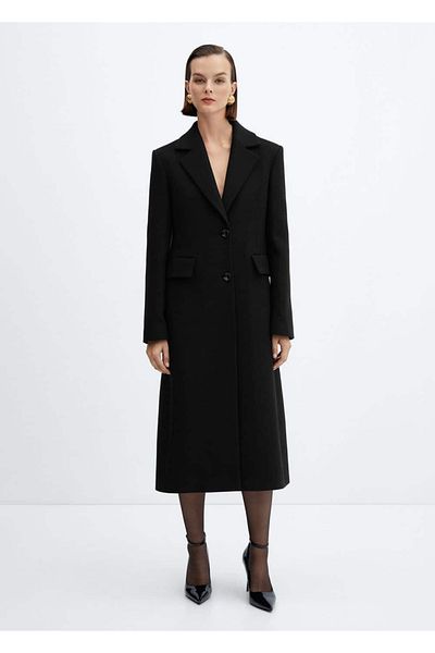 MANGO Woman Molded Wool Coat