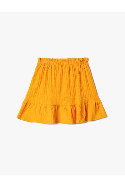 Koton Midirock mit strukturierter, elastischer Taille