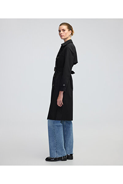 İpekyol Kuşaklı kruvaze trençkot