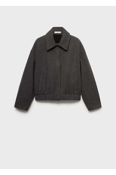 MANGO Woman Strickjacke mit Taschen