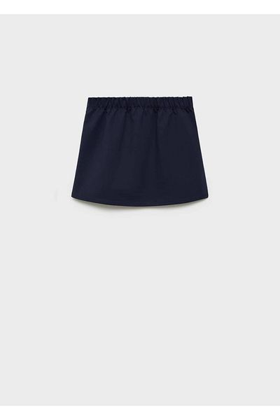 MANGO Kids Kockovaná minisukňa