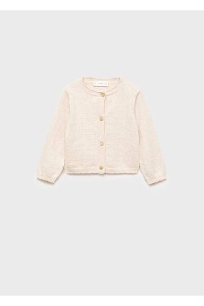 MANGO Baby Embroidered Knitted Cardigan