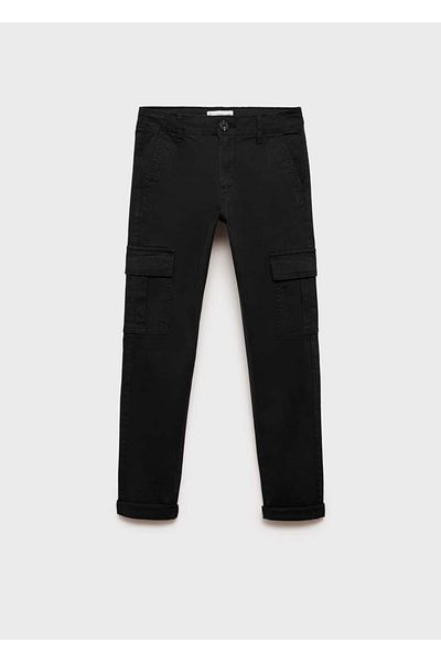 MANGO Kids Straight Cut Cargo Pants