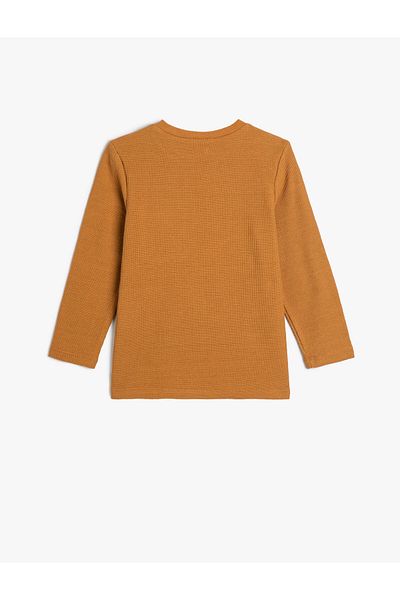 Koton Basic T-Shirt Long Sleeve Crew Neck