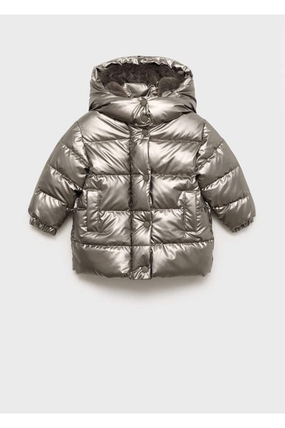 MANGO Baby Anorak مبطن - قصة مريحة وتصميم أنيق