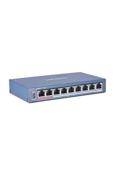 Hikvision 8Port 60W Full Poe Ds-3E0109P-E/M(B) 10/100 1X-Uplink Unmanaged Switch