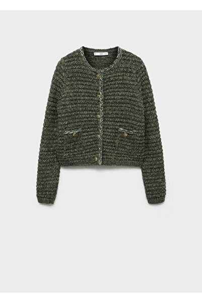 MANGO Woman Kalın örgü lureks hırka