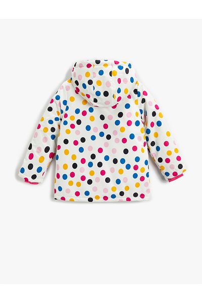 Koton Softshell Fleece Down παλτό με κουκούλα και επένδυση