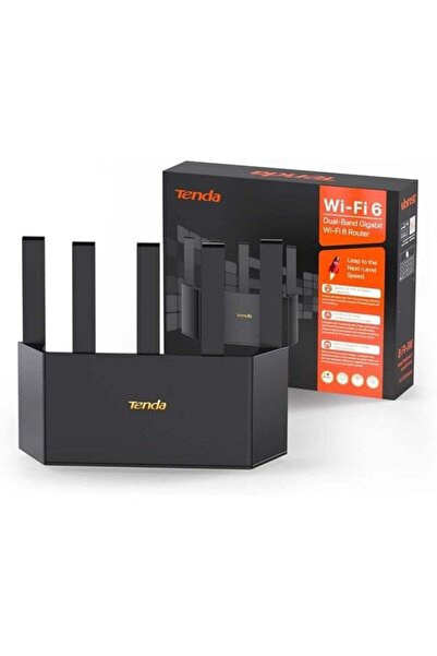 Tenda RX12L PRO AX3000 Dual Band EV Ofis Tipi Router