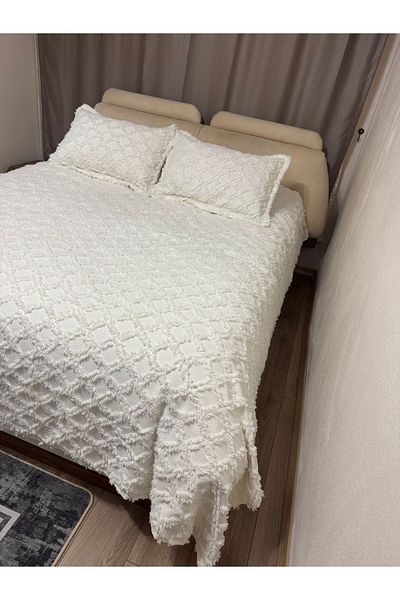 ASL HOME Double Pique Set with Pompom (Hera Pique)