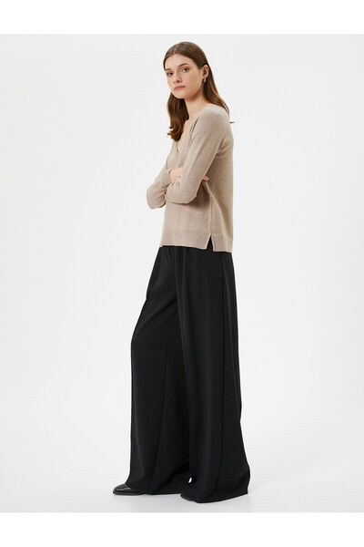 Koton Triko Boğazlı Kazak Uzun Kollu Basic