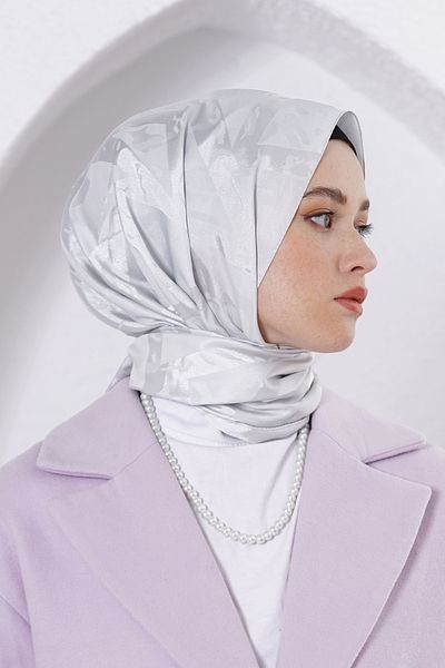 Loryan Scarf Jacquard Shawl - Delta Flausch Jacquard Shawl 4299