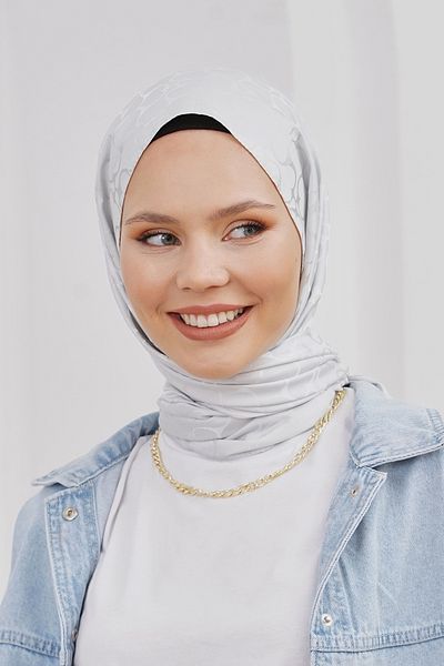 Loryan Scarf Jacquard Shawl - Karmen Flausch Jacquard Shawl 4292