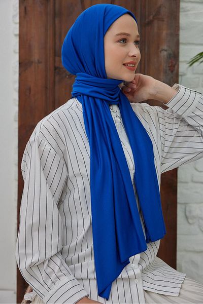 Şalland Saks Color Combed Cotton Shawl