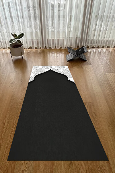 Viyana Home Digital Printed Non-Slip Base Washable Dowry Gift Prayer Mat Pray...