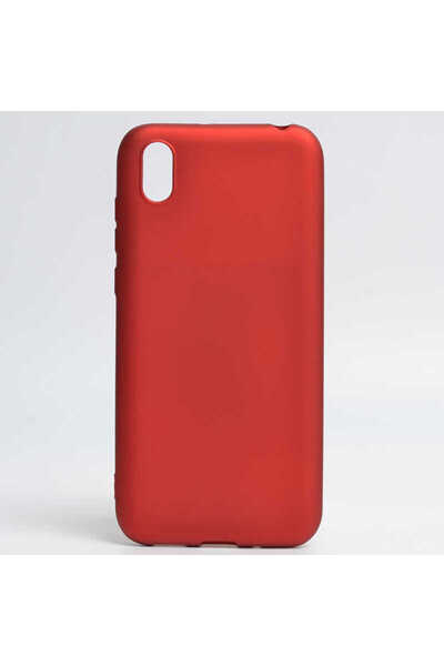 Techaks غطاء حماية سيليكون لهاتف هواوي Y5 2019 زوري بريميير - أحمر