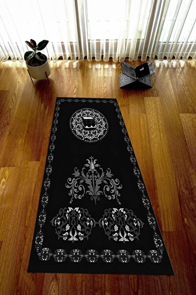 Viyana Home Digital Printed Non-Slip Base Washable Dowry Gift Prayer Mat Pray...