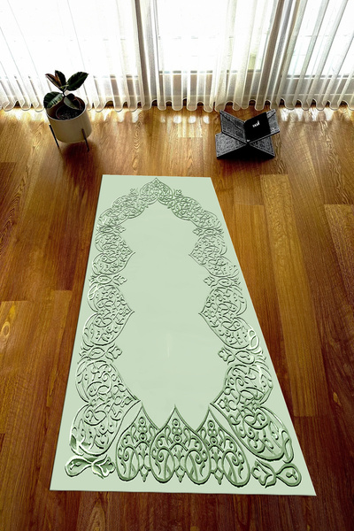 Viyana Home Digital Printed Non-Slip Base Washable Dowry Gift Prayer Mat Prayer Rug