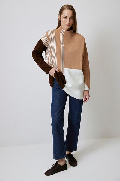Touché Privé VERTICAL COLLAR Knitwear TUNIC