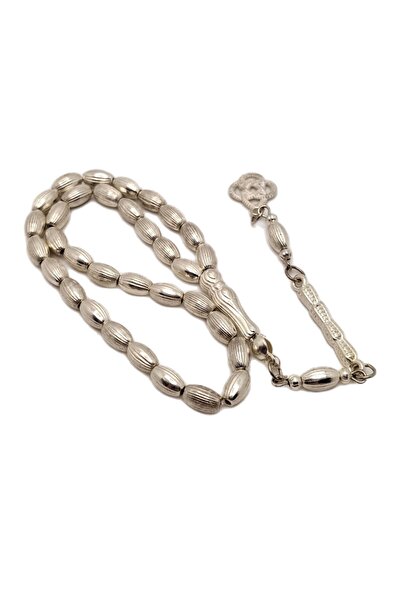 Han Ticarethane نموذج مخطط مسبحة معدنية فضية الشكل