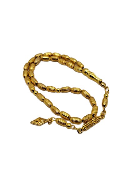 Han Ticarethane نموذج مخطط مسبحة معدنية ذهبية الشكل