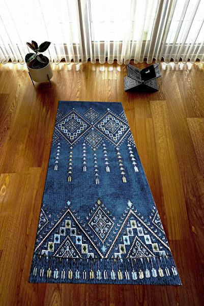 Viyana Home Ψηφιακή τυπωμένη αντιολισθητική βάση που πλένεται δώρο Προσευχή Χαλάκι προσευχής