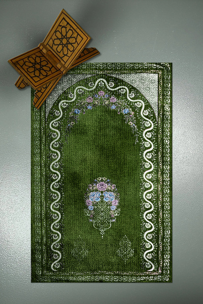 Viyana Home Dijital Baskılı Kaymaz Taban Yıkanabilir Çeyizlik Hediyelik Namaz...