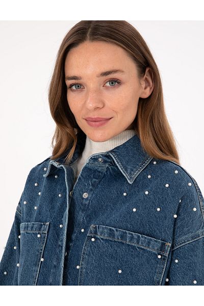 Pierre Cardin Indigo Comfort Fit Jean Jacket 50291400 -Vr028