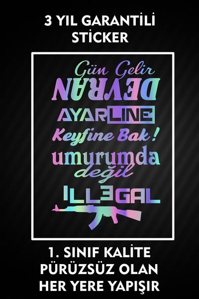 3M Rear Window Sticker 40X25 cm / Sticker / Vehicle Sticker / Car Sticker