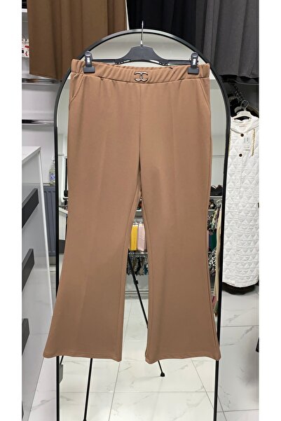 Zeynep Butik Hümanaz Tokalı İspanyol Skuba Pantolon 1293
